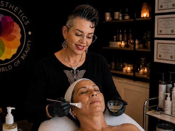 BioRePeel Face + Neck BONUS Biphasic Peel with LED Light Therapy (Established Guest Only)