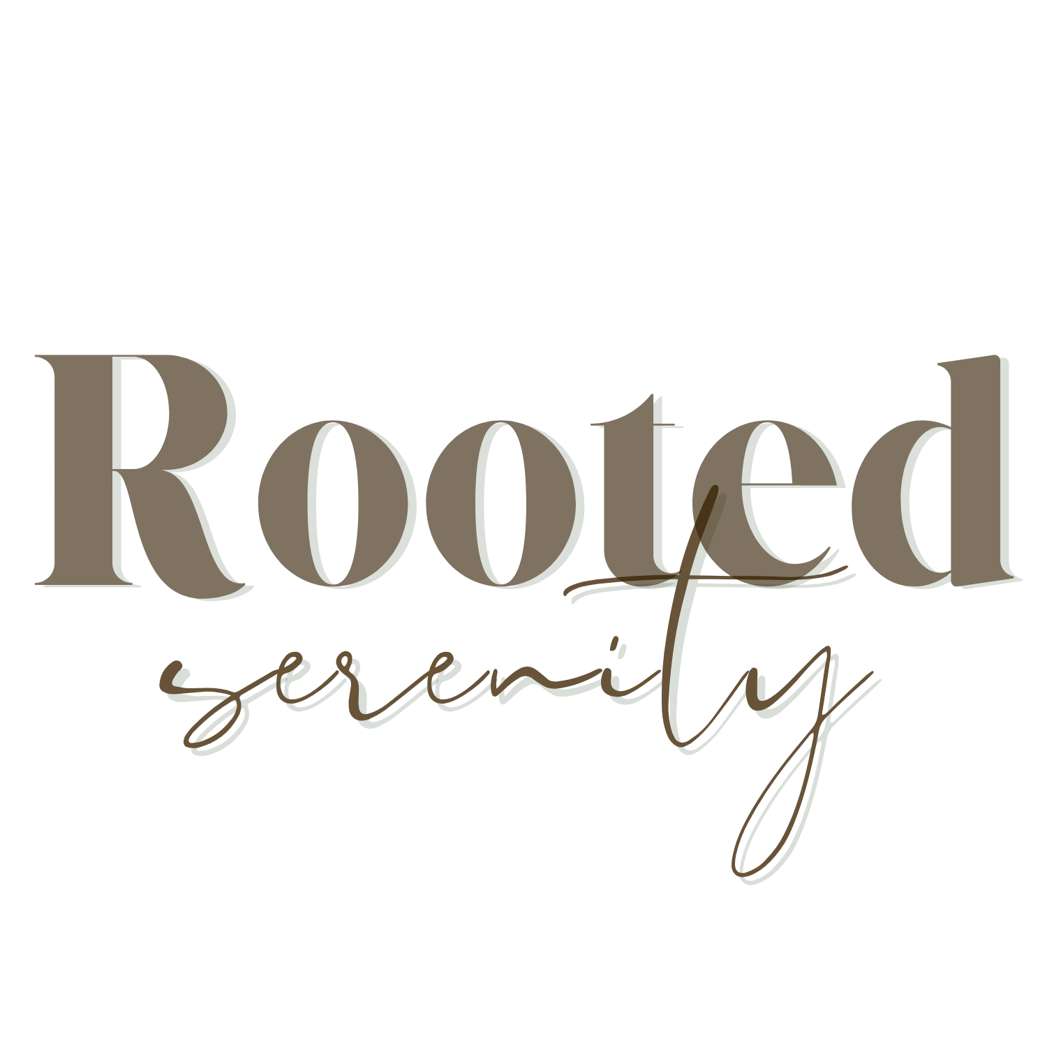 Rooted Serenity logo