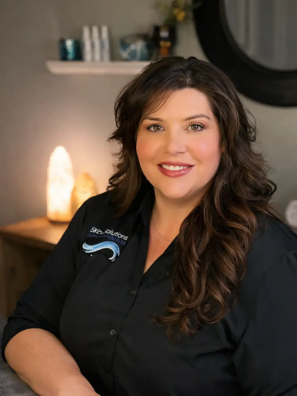 Ella Cressman, Licensed Esthetician, in her treatment room