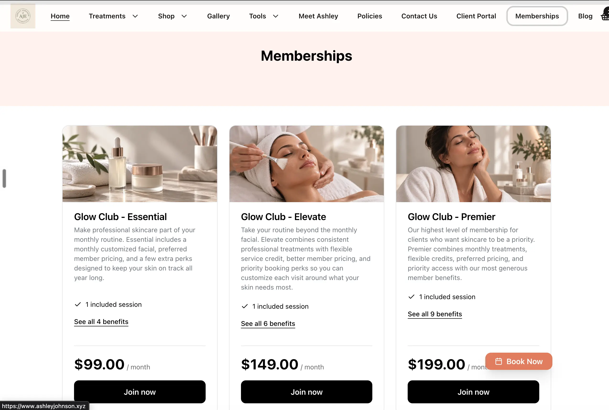 SpaSphere memberships for estheticians