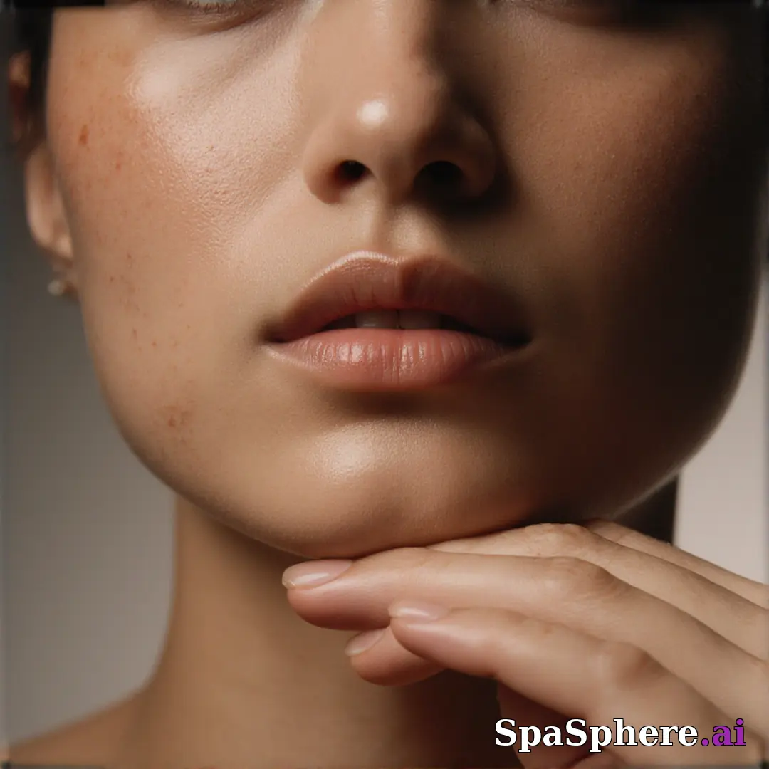 Cinematic skincare close-up with mixed warm and cool light and hydrated skin texture. (16) [1080x1080]