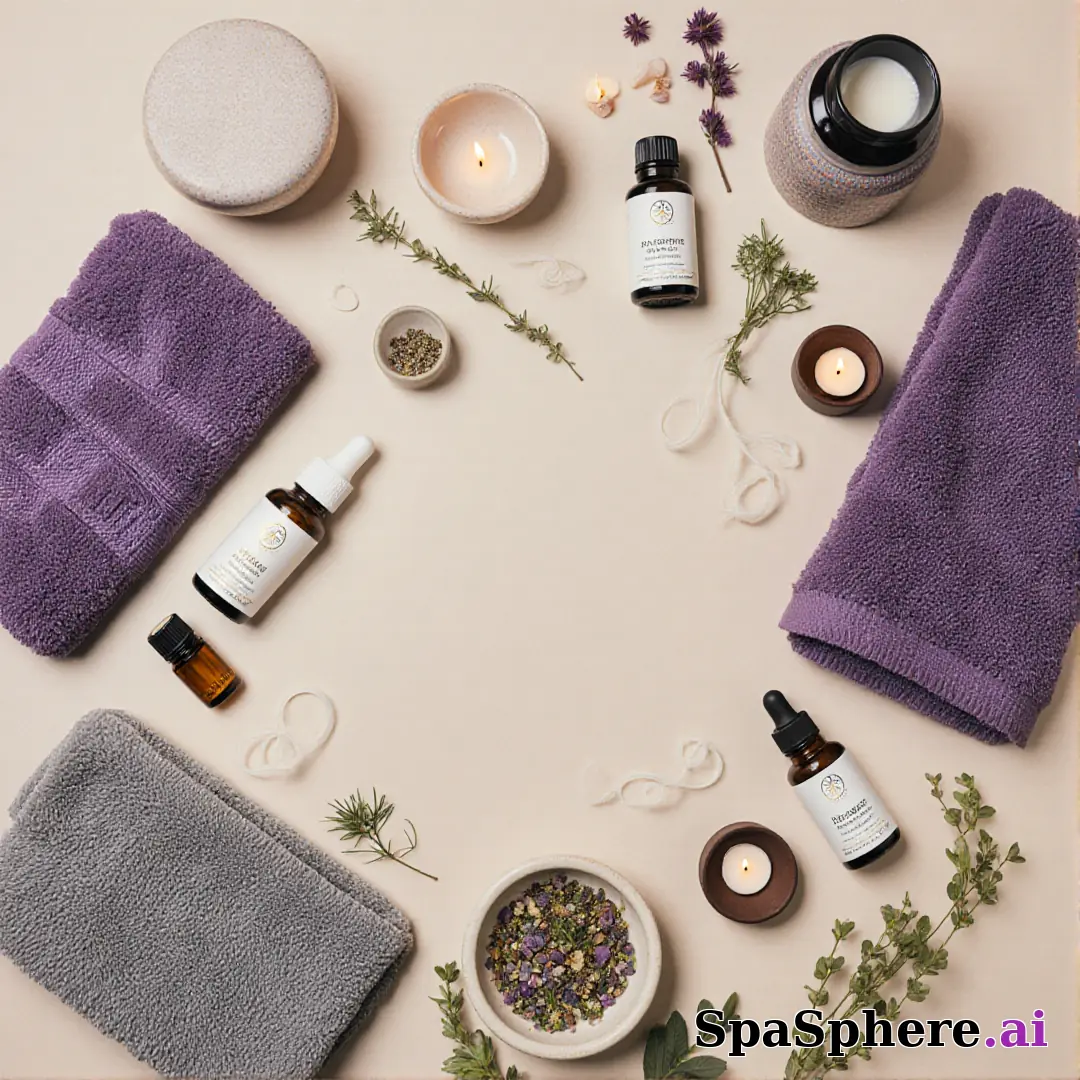Global spa ritual flatlay – inspired by traditional skincare practices worldwide. (12) [1080x1080]