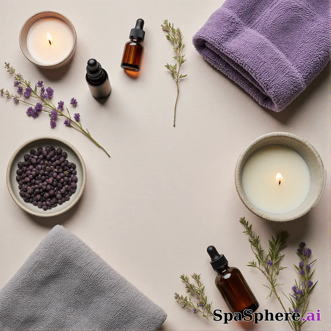 Global spa ritual flatlay – inspired by traditional skincare practices worldwide. (03) [1080x1080]