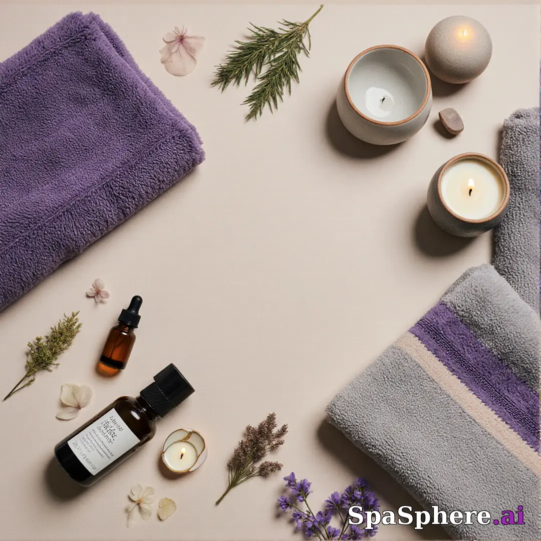 Global spa ritual flatlay – inspired by traditional skincare practices worldwide. (09) [1080x1080]