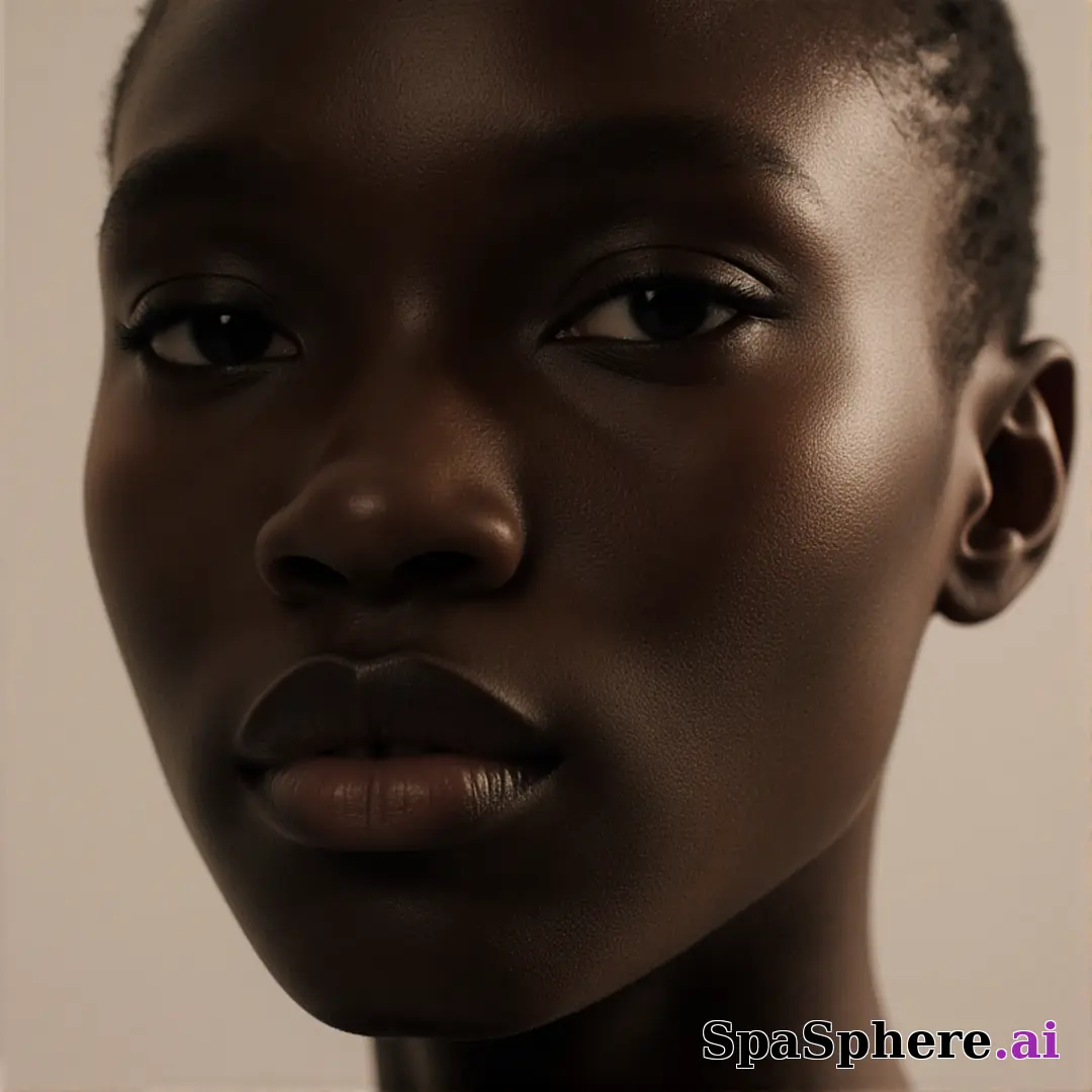 Deep radiant skin close-up with soft side light and subtle contour highlights, luxury spa aesthetic. (10) [1080x1080]
