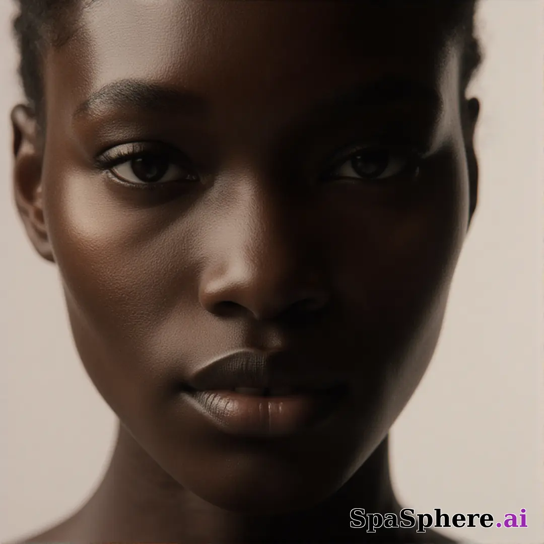 Deep radiant skin close-up with soft side light and subtle contour highlights, luxury spa aesthetic. (16) [1080x1080]