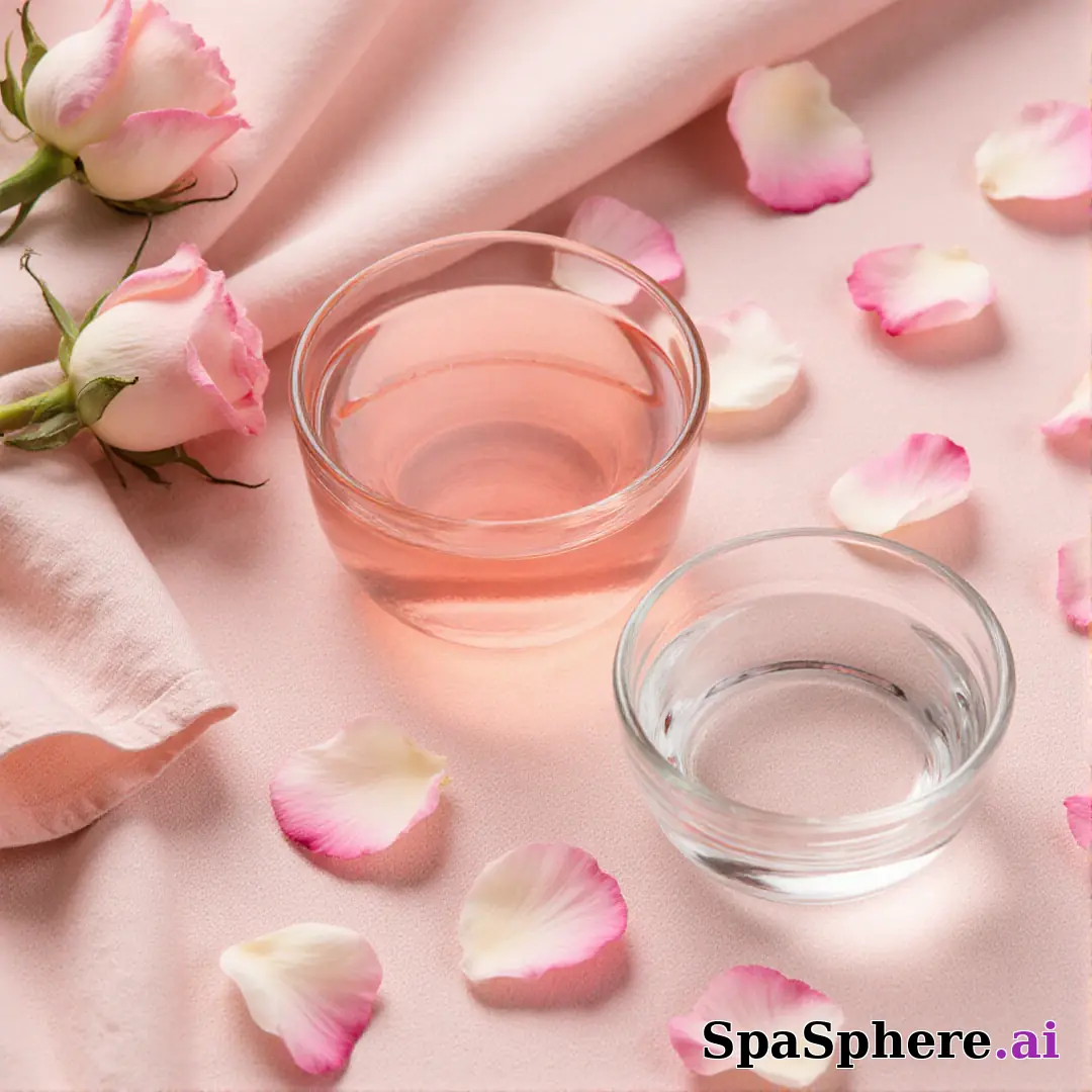 Soft pink rose petal spa flatlay – gentle feminine energy for estheticians. (13) [1080x1080]