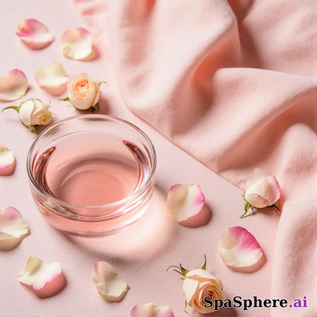 Soft pink rose petal spa flatlay – gentle feminine energy for estheticians. (17) [1080x1080]