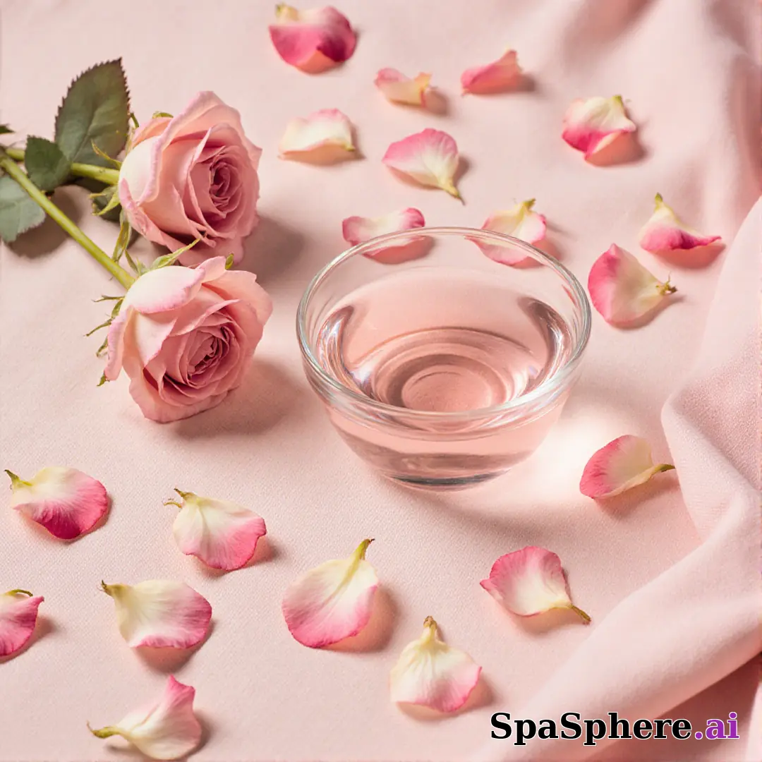 Soft pink rose petal spa flatlay – gentle feminine energy for estheticians. (23) [1080x1080]