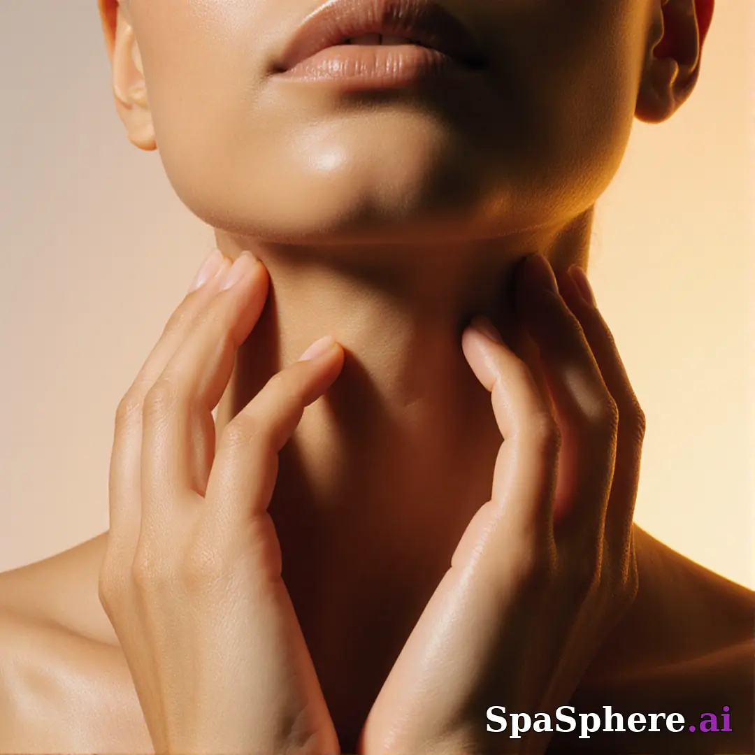 Golden-hour light on chin and collarbone with soft touch gesture and warm cinematic highlights. (14) [1080x1080]