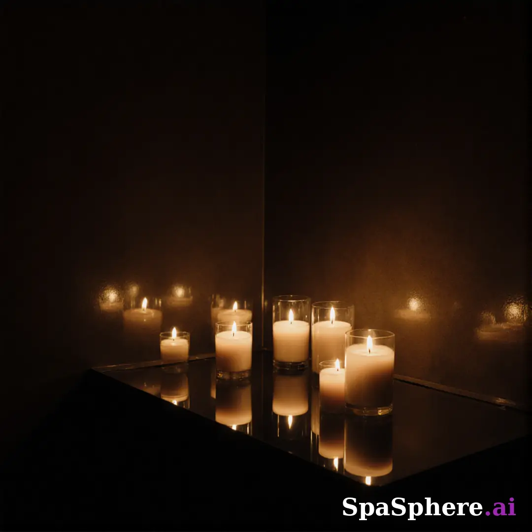 Dark candlelit spa flatlay – serene night aesthetic for relaxation posts. (10) [1080x1080]