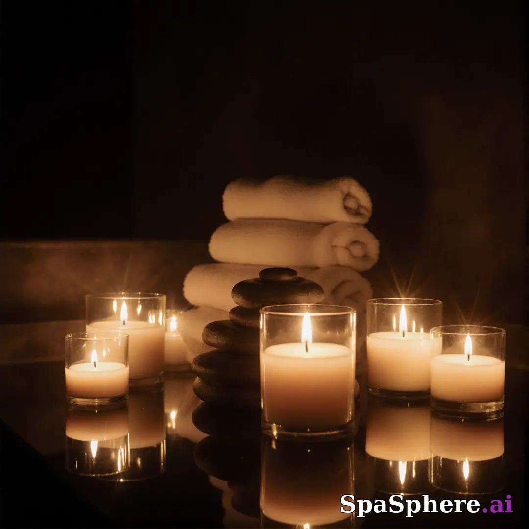 Dark candlelit spa flatlay – serene night aesthetic for relaxation posts. (21) [1080x1080]