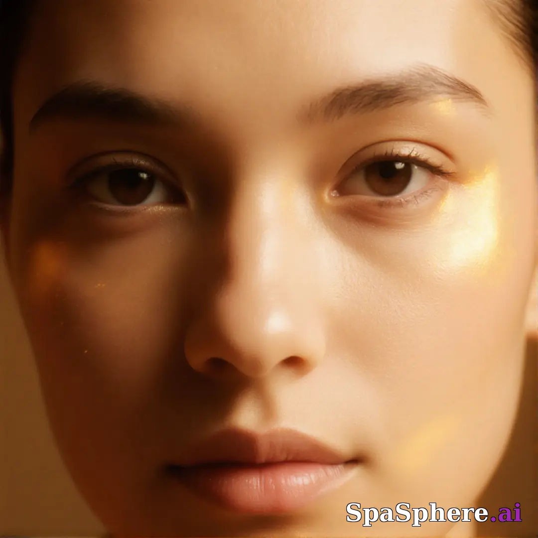 Warm radiant skin portrait under golden light – perfect for high-end spa and glow content. (21) [1080x1080]