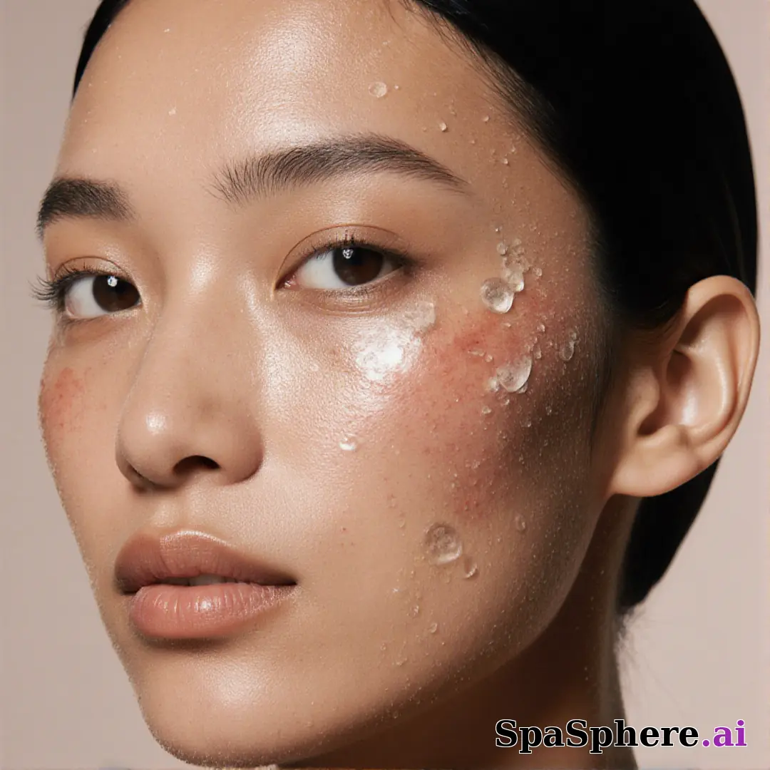 Hydrated skin close-up – natural light reflections and subtle moisture texture. (03) [1080x1080]