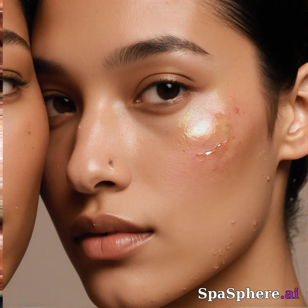 Hydrated skin close-up – natural light reflections and subtle moisture texture. (08) [1080x1080]