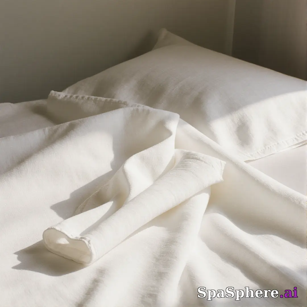 Light airy spa flatlay – bright clean white aesthetic for estheticians. (01) [1080x1080]