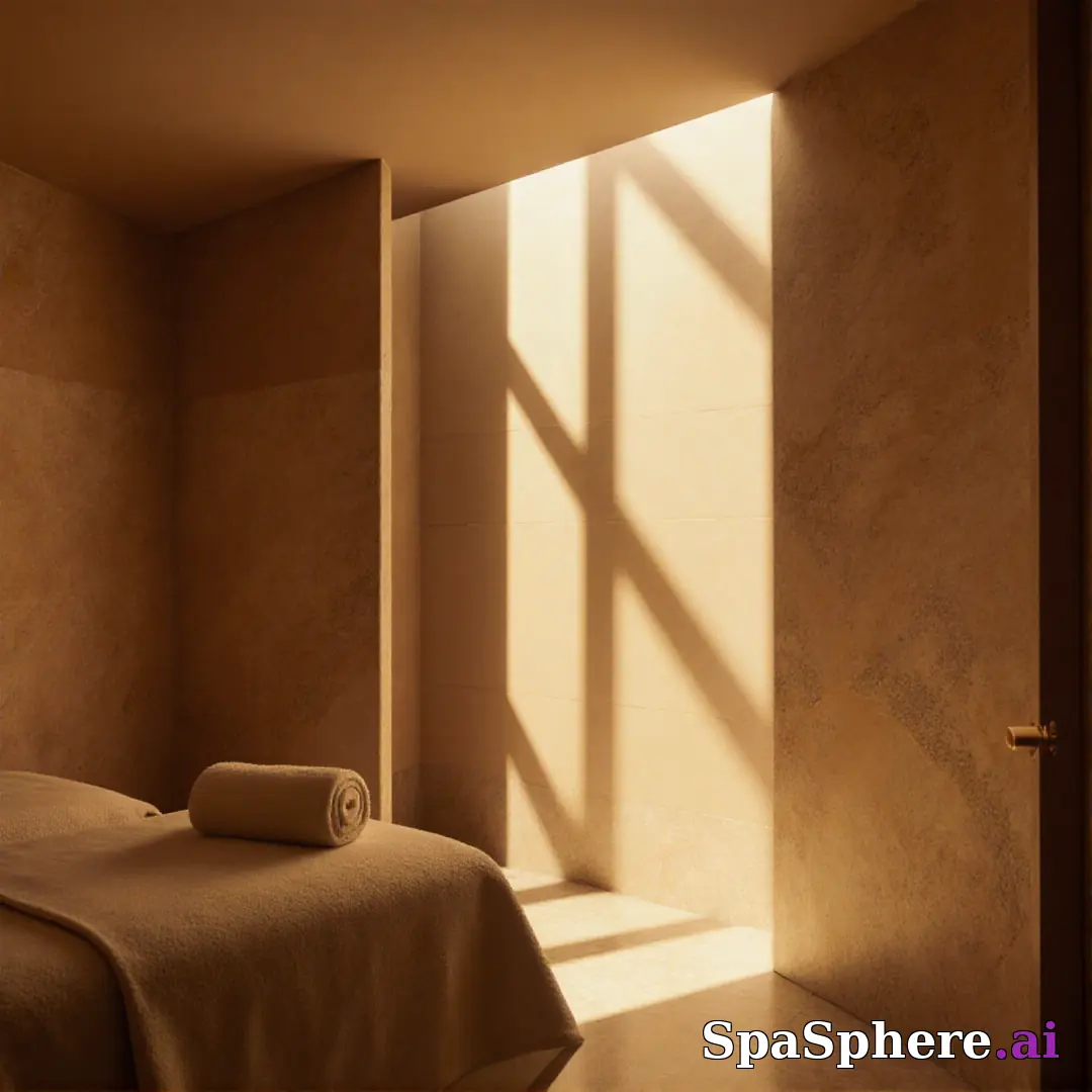 Golden-hour light in spa studio – natural sunlight spa atmosphere. (15) [1080x1080]