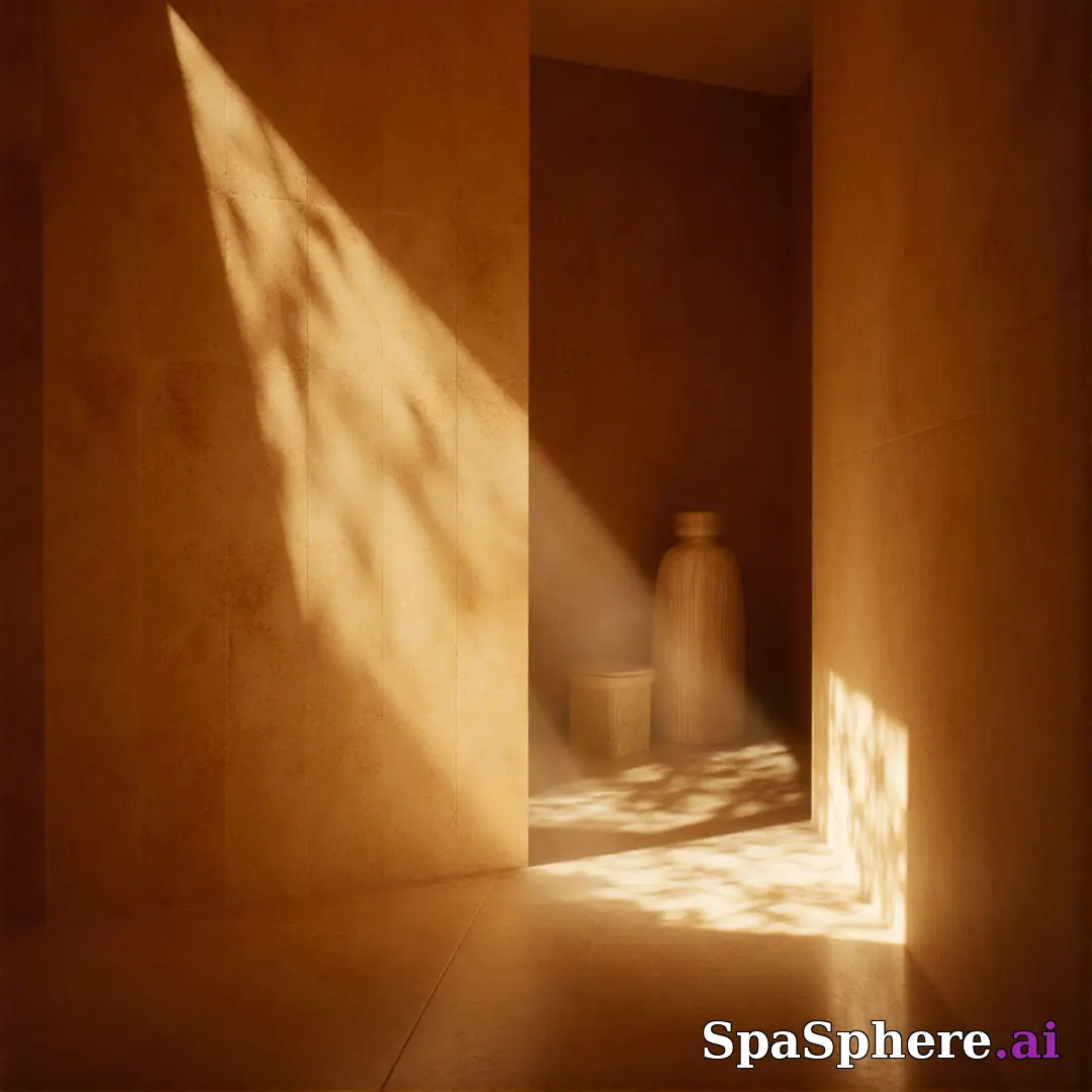 Golden-hour light in spa studio – natural sunlight spa atmosphere. (16) [1080x1080]