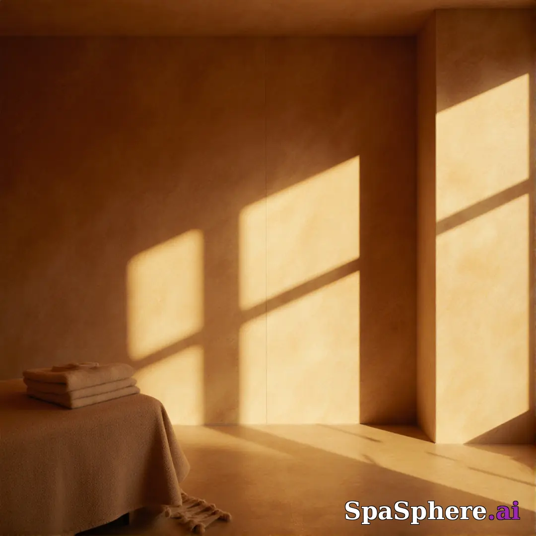Golden-hour light in spa studio – natural sunlight spa atmosphere. (21) [1080x1080]