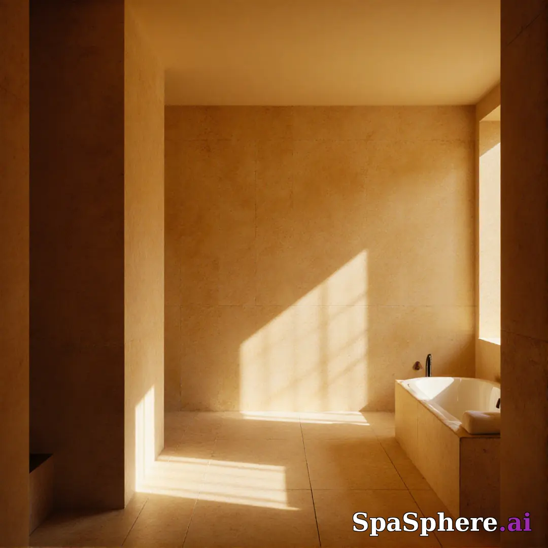 Golden-hour light in spa studio – natural sunlight spa atmosphere. (24) [1080x1080]