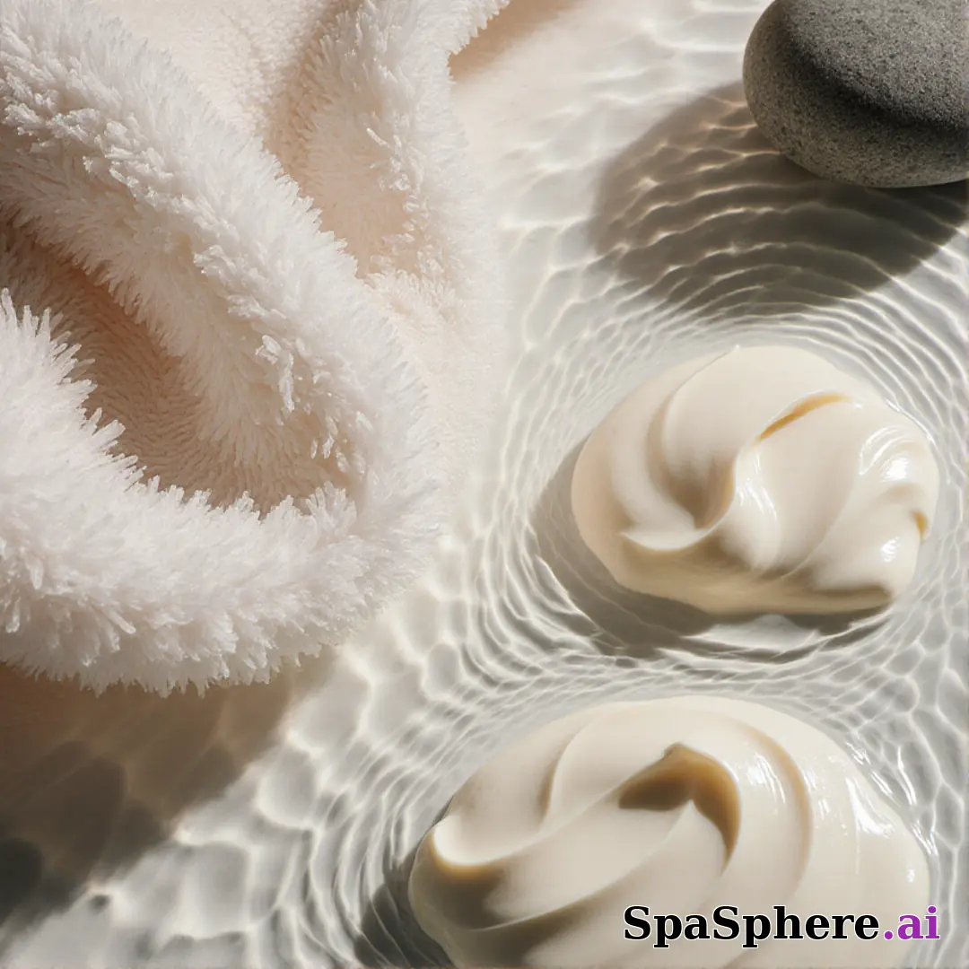 Macro spa textures – detailed skincare surfaces for educational content. (11) [1080x1080]