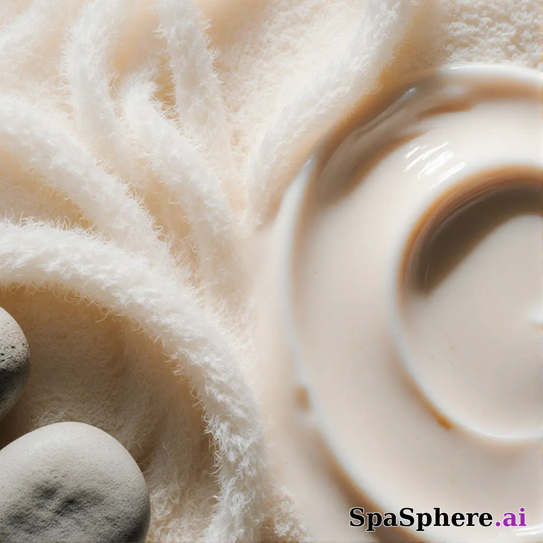 Macro spa textures – detailed skincare surfaces for educational content. (17) [1080x1080]