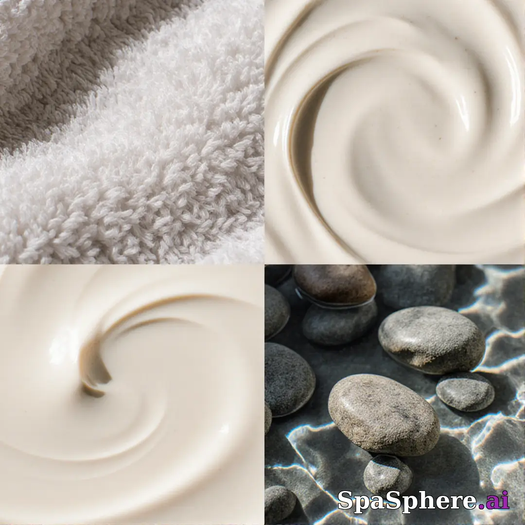 Macro spa textures – detailed skincare surfaces for educational content. (20) [1080x1080]
