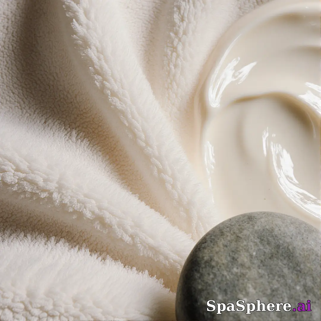 Macro spa textures – detailed skincare surfaces for educational content. (24) [1080x1080]