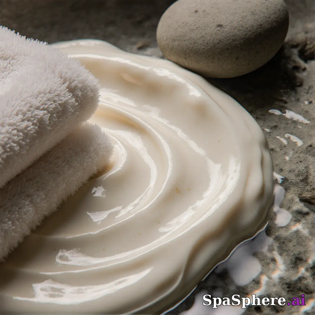 Macro spa textures – detailed skincare surfaces for educational content. (05) [1080x1080]