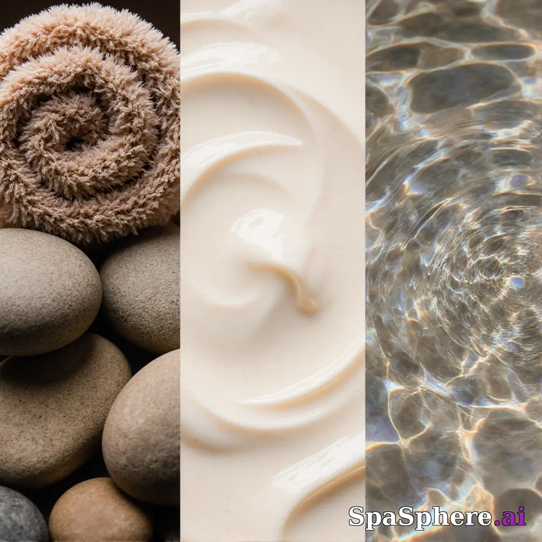Macro spa textures – detailed skincare surfaces for educational content. (07) [1080x1080]