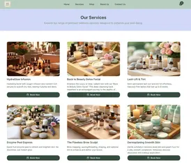 SpaSphere website example 3